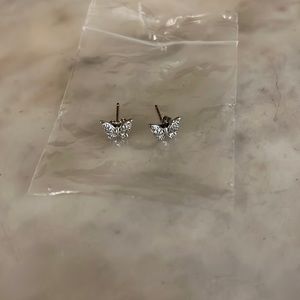Sterling Silver Butterfly 🦋 Earrings-.5”